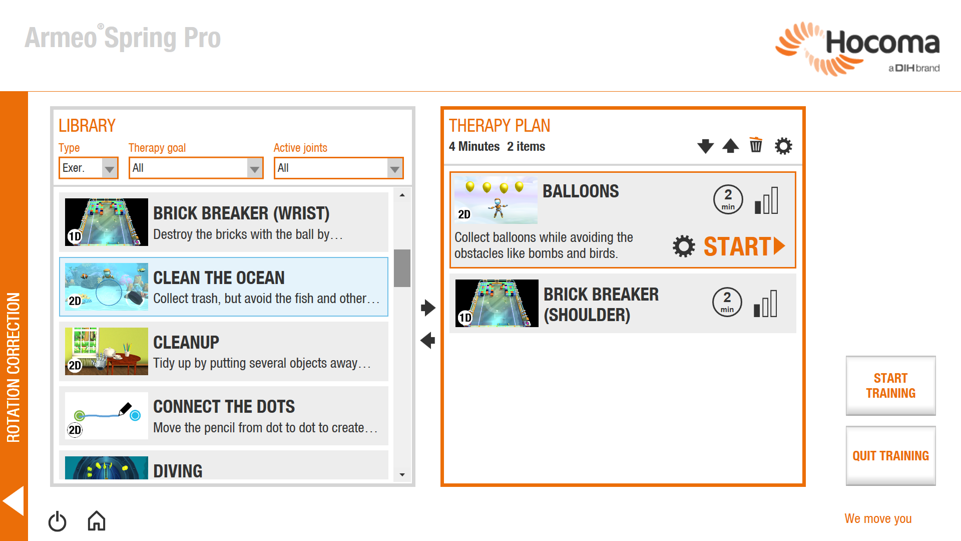 ArmeoSpring-pro-one-device