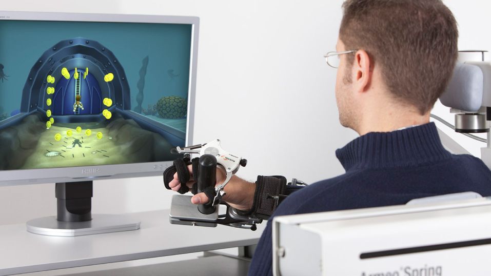 Simultaneous-Arm-and-Hand-Therapy-in-a-3D-Workspace