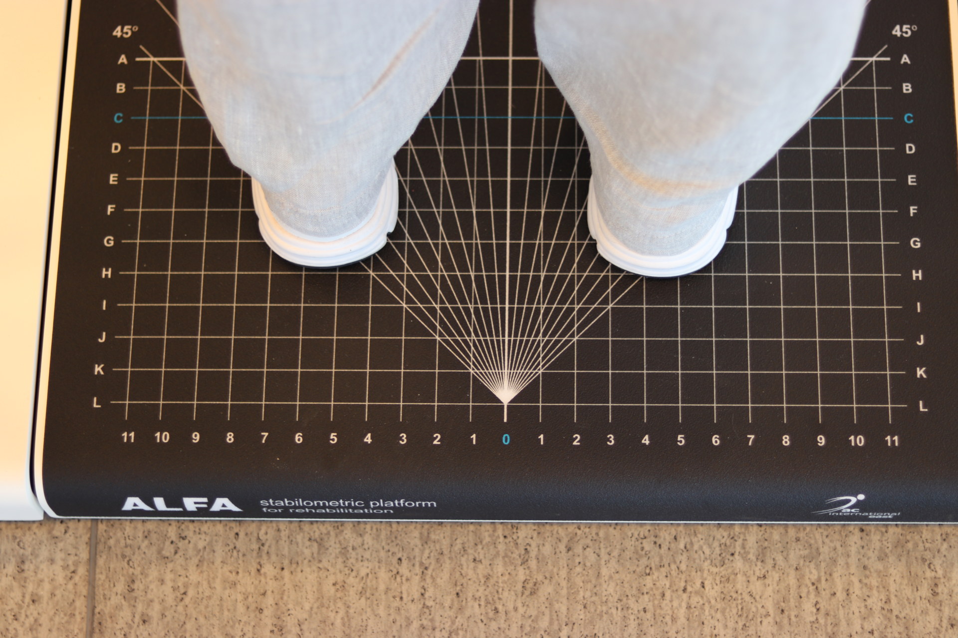 Alfa Force Plate Technomex - analiză COP